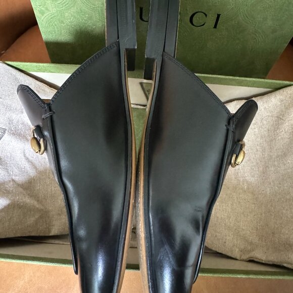 Gucci Princetown Leather Mule - Picture 5 of 6